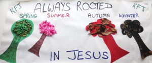 Rooted in Jesus Artwork at Stonebroom Methodist Church